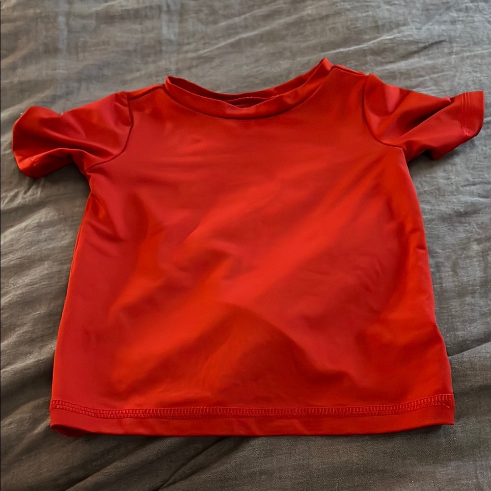 Kids Red Rashguard